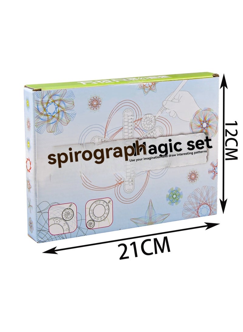 Spirograph, Drawing Spiralizer Set, Spiralizer Deluxe Set (Including 28 Drawing Magic Spirals), Art Drawing Kit, Geometric Drawing Ruler, Spiralizer Art Design Set For Adults And Children - Image 4