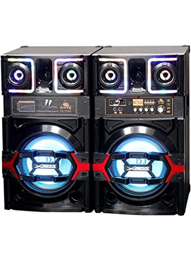 Subwoofer Speaker with Remote Control Black TG-11600