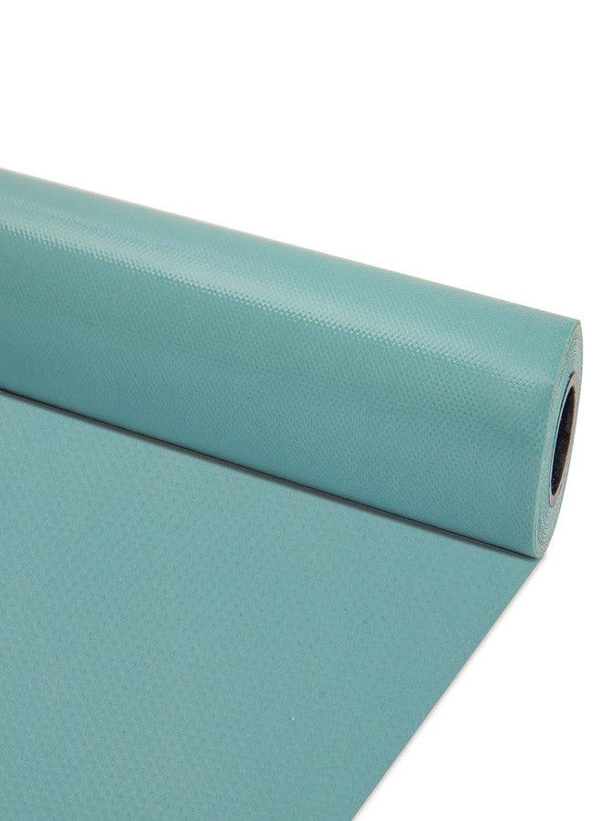 EggSun Blue Bulletin Board Paper Roll,14.8FTx47IN Large Reusable Waterproof Erasable Classroom Wall Background Backdrop, Fade-Resistant Fabric Wrapping Paper School Decors Teacher Supplies - Image 1