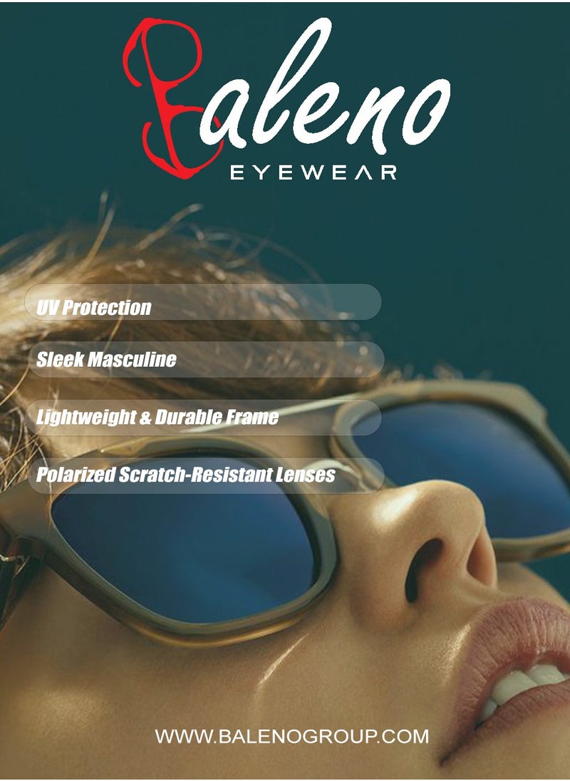 Baleno "Wayfarer Frame Sunglasses - Classic and Stylish Design for Every Look | 100% UV Protection | Scratch-Resistant High-Quality Lenses | Perfect for Men and Women | Shop Now and Enjoy Fast Shipping and Special Price!"  - Image 4