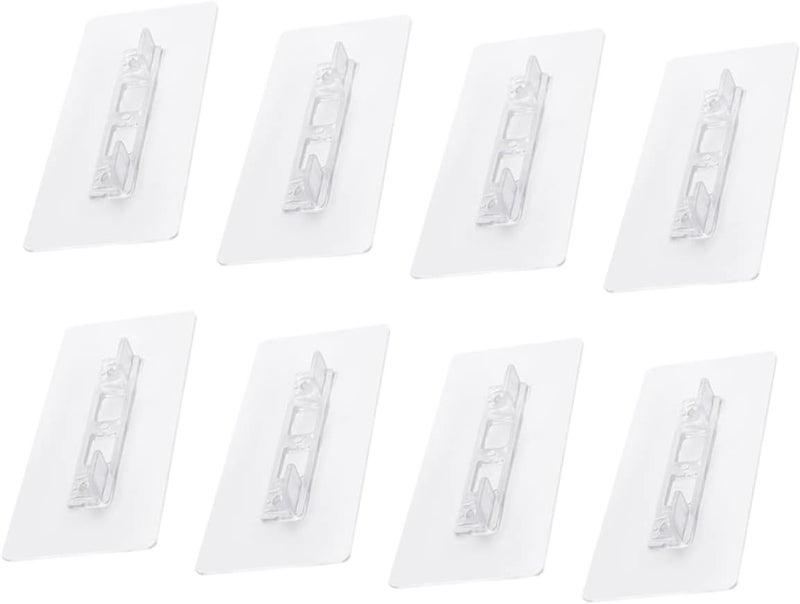 8 Pcs Self Adhesive Cabinet Shelf Pegs No Drill Support Sturdy Stable Design Easy Installation Home Organization - Image 1