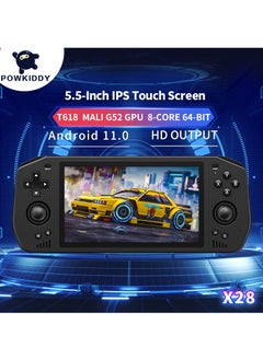 Powkiddy Powkiddy Powkiddy X28 Android 11 Unisoc Tiger T618 5.5 Inch Touch IPS Screen Handheld Retro Game Console Google Store  - Image 2