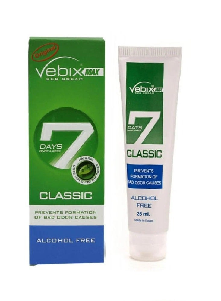 Vebix Max Classic Deo Deodorant Cream provides powerful protection against sweating and unwanted odors. helps keep underarms dry and prevents stains and odors. gentle on the skin for all-day freshness and comfort - Image 2