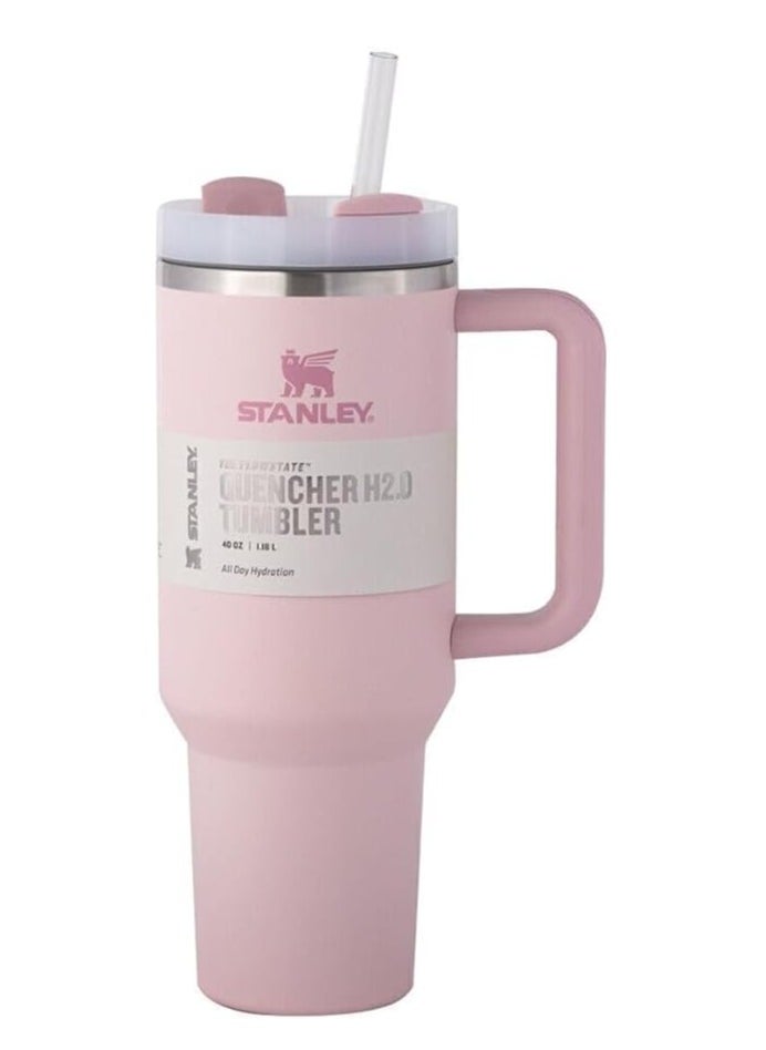 Stanley - H2.0 FlowState Stainless Steel Vacuum Insulated Tumbler with Lid and Straw for Water, Iced Tea or Coffee, Smoothie and More, 40 oz - Image 1