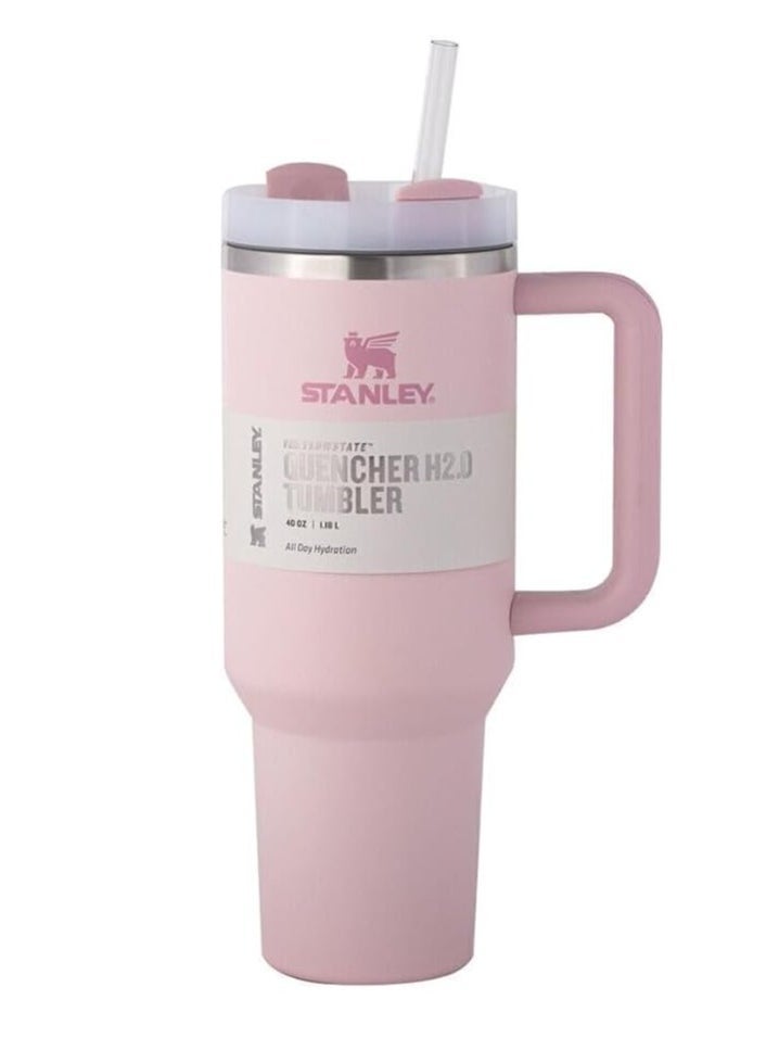 Stanley - H2.0 FlowState Stainless Steel Vacuum Insulated Tumbler with Lid and Straw for Water, Iced Tea or Coffee, Smoothie and More, 40 oz - Image 1
