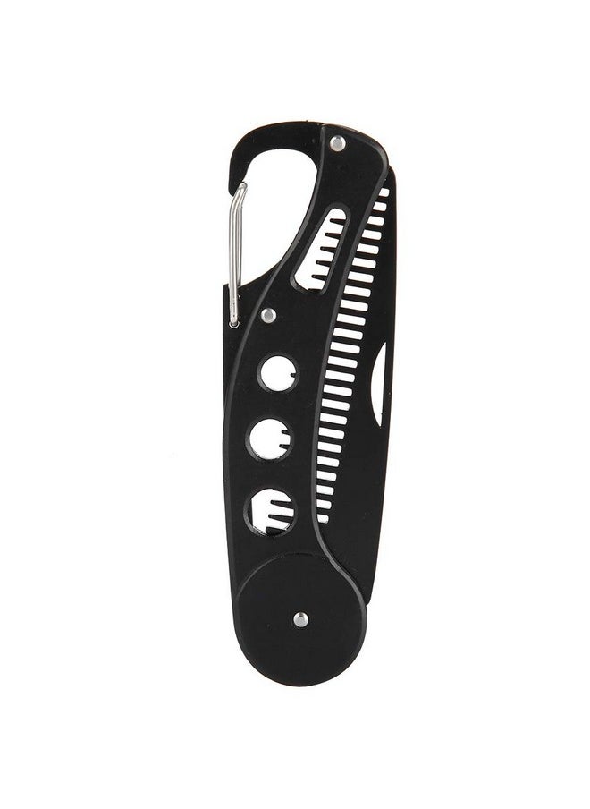 Delaman Delaman Men's Stainless Steel Folding Multifunctional Pocket Comb for Beard and Mustache Styling  - Image 1