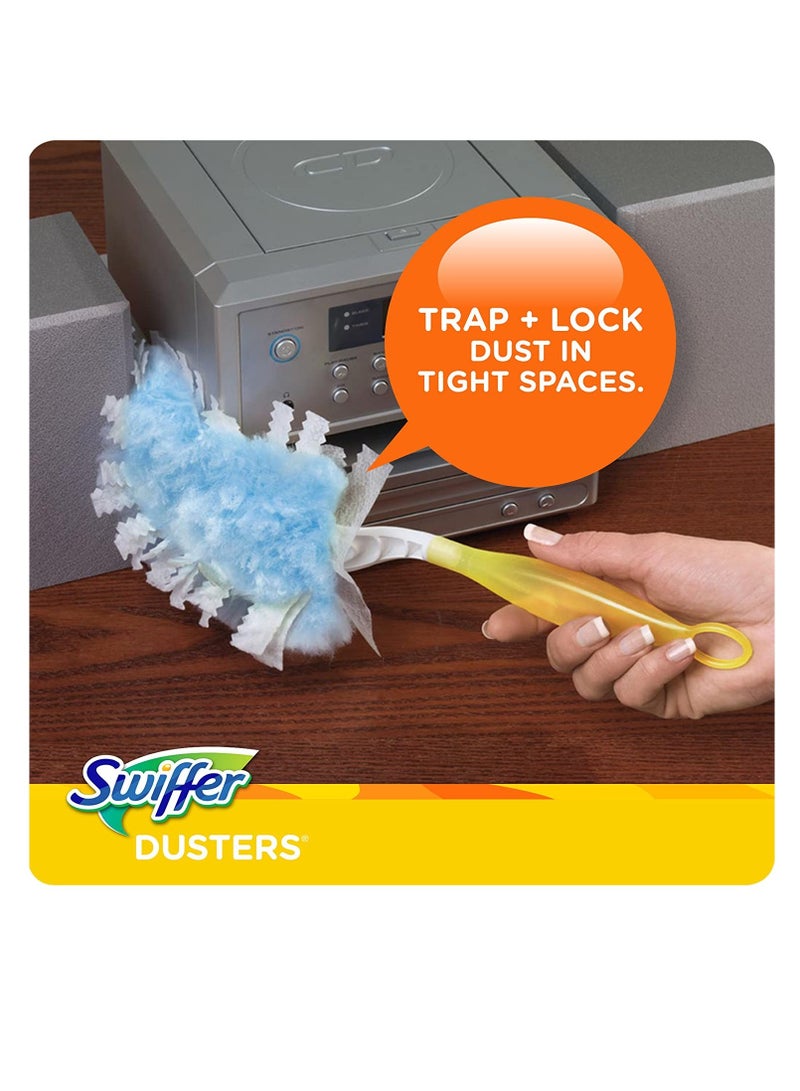 Swiffer 28-Piece Duster Refill With 1 Handle White Cleaning System  - Image 5