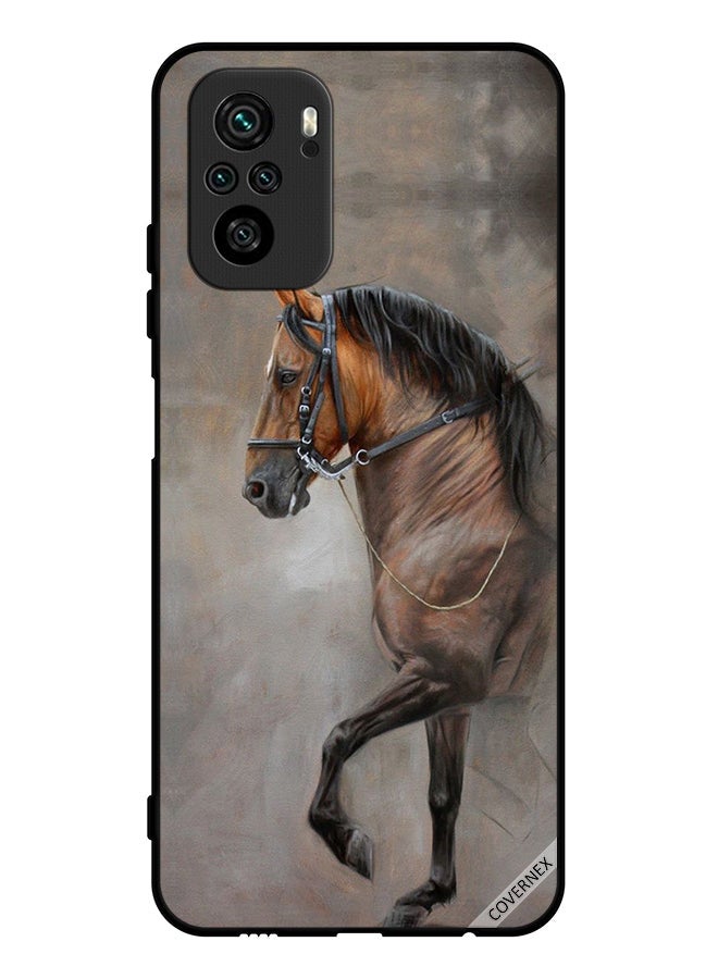 Covernex Protective Case Cover For Poco M5s 4G Vintage Picture Of Horse - Image 1