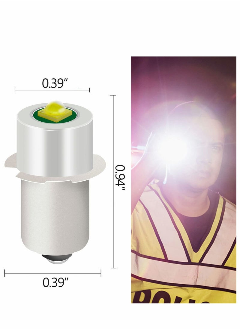 Y&D - LED Flashlight Replacement Bulb with 18V 12V 19.2V 6-24 Volt and 3W PR2 P13.5S Conversion Kit Compatible Ryobi Milwaukee Craftsman Torch Lantern Work Light - Image 1