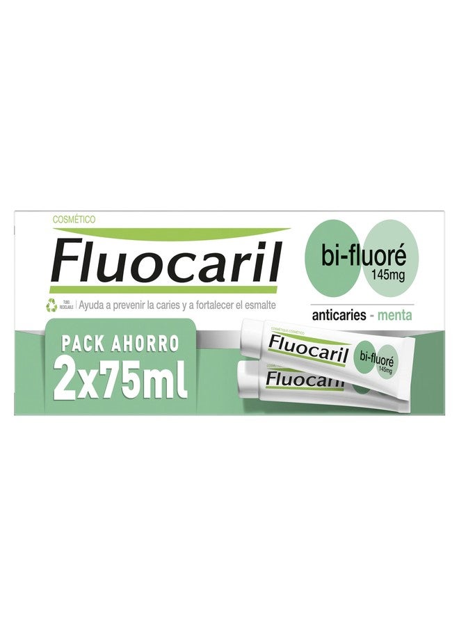 Fluocaril Bi-Fluore Duplo 145mg, Mint 2 x 75ml, Neutral, Standard - Image 1