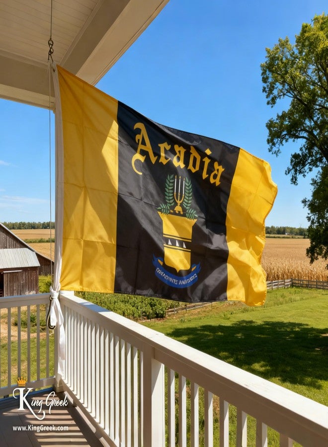 King Acadia Flag - 3' X 5' Officially Approved - Image 5