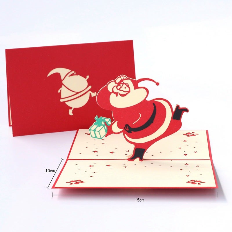 Three-Dimensional 3D Christmas Greeting Card Creative Christmas Gift Christmas Tree Card Student Christmas Gift - Image 1