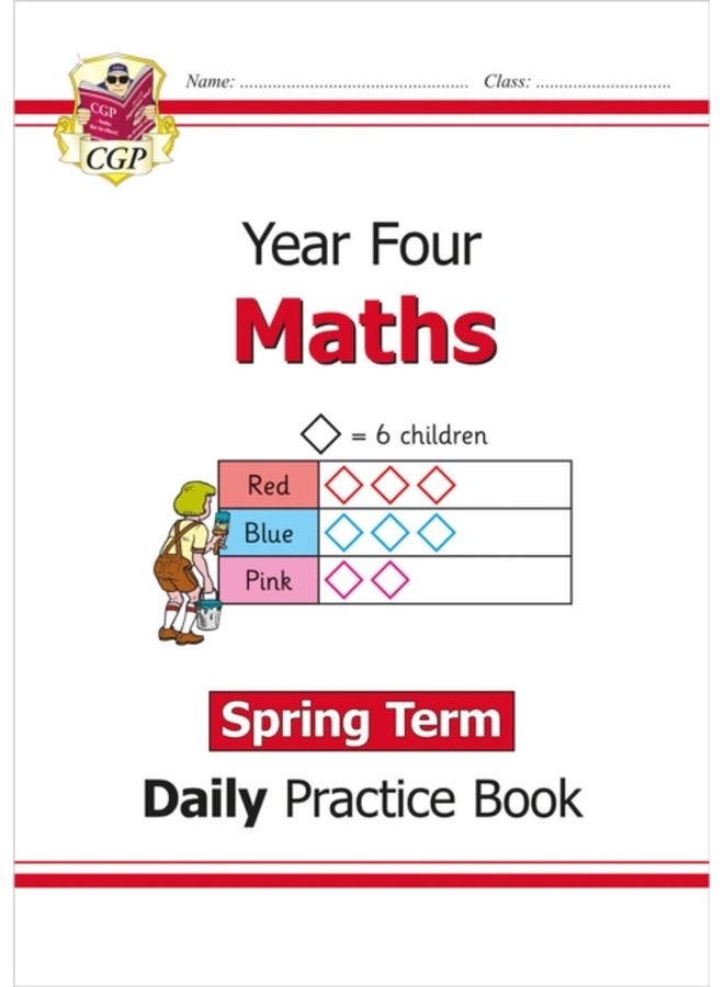 KS2 Maths Year 4 Daily Practice Book Spring Term - Paperback