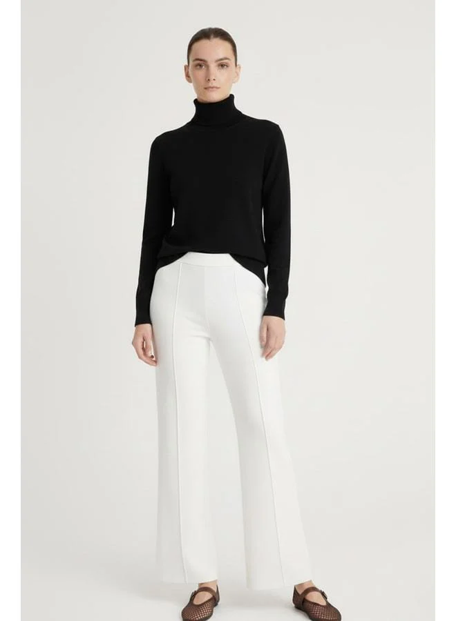 Mısırlı 1951 Women's Black Turtleneck Sweater
