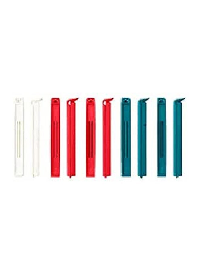 Set of 10 Plastic Bag Clips 