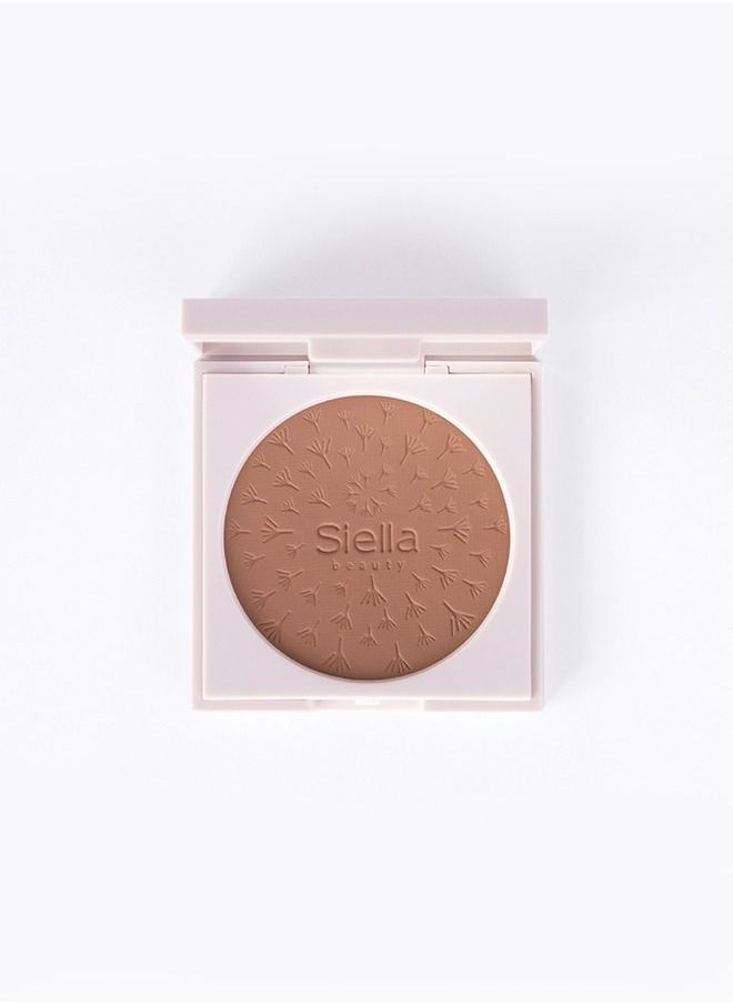 Siella Beauty Bronza Almond 01 BRONZER For Face Makeup 12Gm Made In Italy  - Image 1