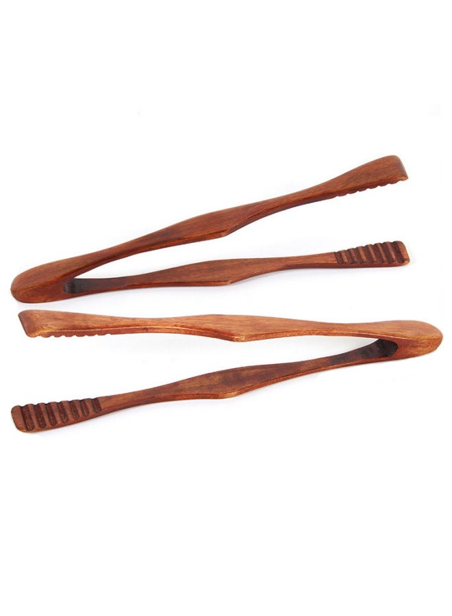 Hand-made Phoebe Special Wooden Baking Bread Clip Salad Fruit Clip Cake Snack Clip Solid Wood Steak Clip-Color:Beech Clip  - Image 5