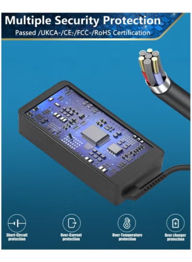 USB-C 65W 45W AC Replacement Charger fit for ThinkPad T14 T15 T480 T480s T490 T490s T495 T495s T580 X13 X280 X380 X390 X395 E15 E480 E490 Yoga C330 65W Laptop Power Supply Adapter Cord  - Image 2