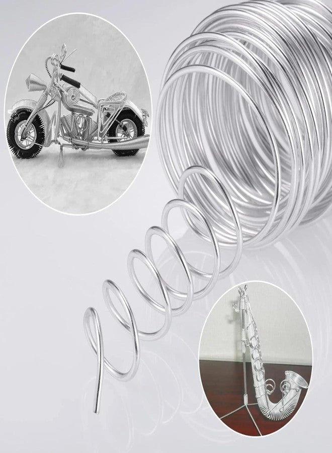 POWER HUB 20 Meters - 12 Gauge (2.6mm) - Aluminium Silver Art and Craft Wire for Jewellery Making - Decoration - Diy Projects - Stop Animation - Image 2