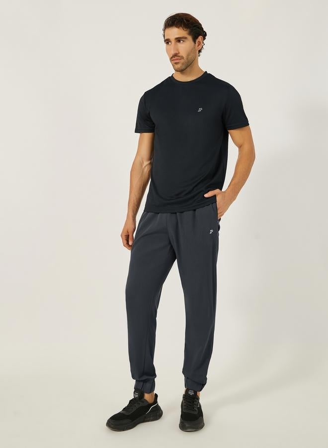 Styli Slim Fit Printed Waistband Training Trackpants  - Image 2