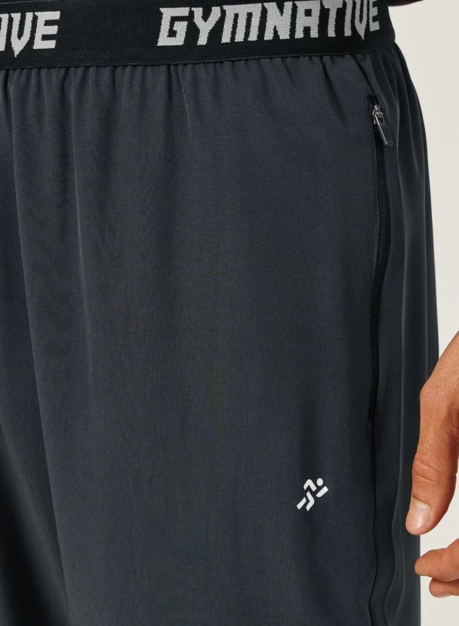 Styli Slim Fit Printed Waistband Training Trackpants