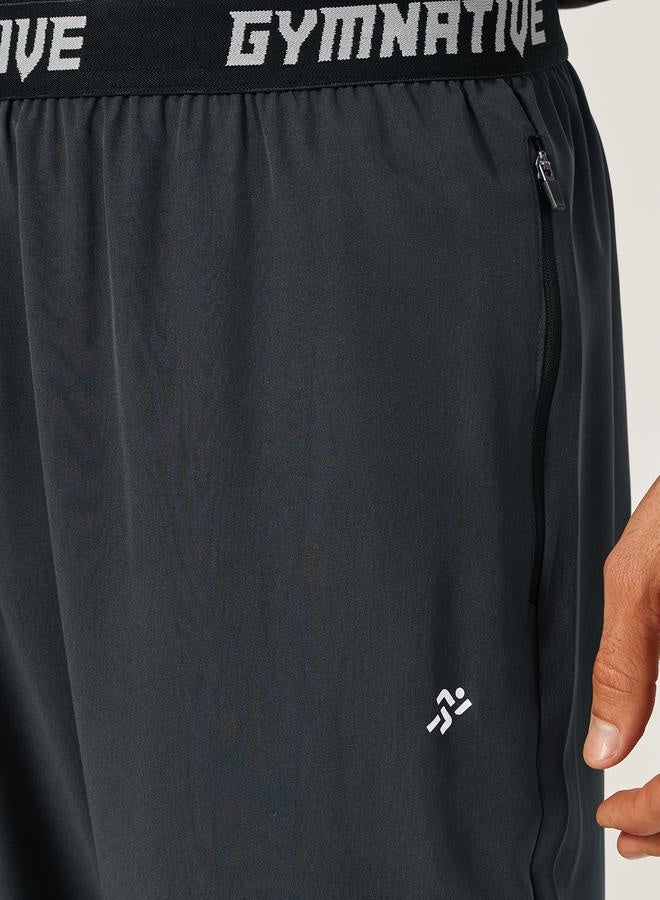 Styli Slim Fit Printed Waistband Training Trackpants  - Image 3