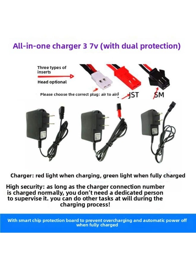 Car Emergency Start Power Fast Plug Socket Strong Source Strong Start Battery Terminal Nut Small Accessories-Colour:220v Input Integrated Charger-Specification:Ph2.0 Square Head  - Image 1