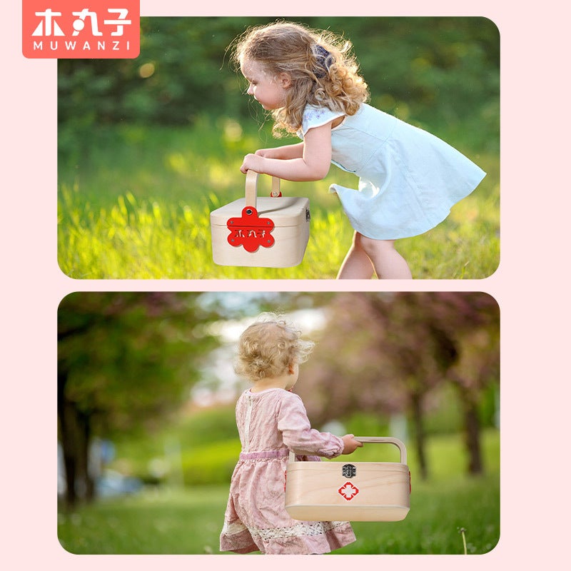 مجموعة ألعاب الطبيب الخشبية المحاكية من CPC – بيت تعليمي للأطفال من 4-6 سنوات - Image 4