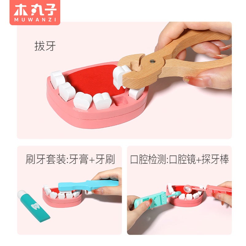 مجموعة ألعاب الطبيب الخشبية المحاكية من CPC – بيت تعليمي للأطفال من 4-6 سنوات - Image 5