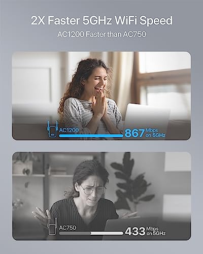 ioGiant AC1200Mbps Universal WiFi to Ethernet Adapter, Support Extended WiFi Disabling Functionality, 2.4G/5G Wireless Bridge w/ RJ45 Port for Printer, Smart TV, Blu-Ray Player, PlayStation, DVR, etc. - Image 4