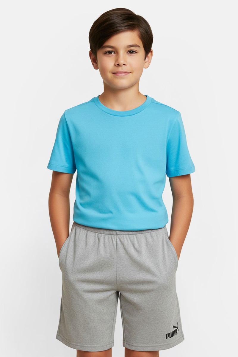 PUMA شورت تدريب للأطفال الأولاد 2 قطعة بشعار العلامة التجارية، متعدد الألوان - Image 1