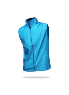 Elegant Winter Zip-up White Duck Down Cardigan Hoodless Solid Color Straight-leg Comfortable Wool Stand Collar Casual Sweater Hole Blue