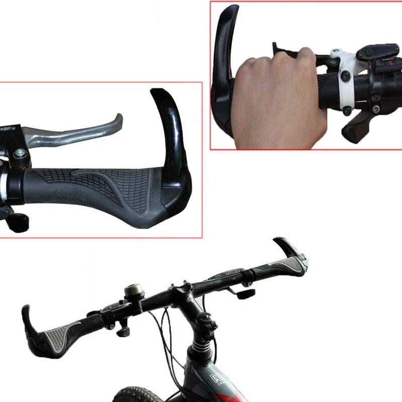 Eyech One Pair Bicycle OX Horn Handlebar Grips AntiSlip Silicon Ergonomic Bike Handlebar Grips for MTB Mountain Road Bike - Image 5