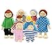 PUCKWAY Lovely Family Dollhouse Dolls Set of 8 Wooden Figures Kids Girls Happy Playset Characters Accessories for Children Pretend Gift - Image 2
