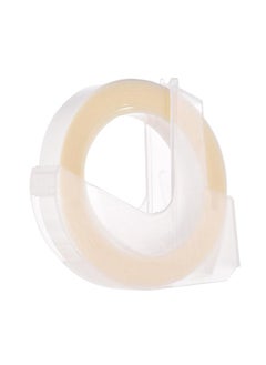 3D Plastic Embossing Label Tape Refill for DYMO 12965 1610 Label Maker with 3/8 Inch * 9.8 feet, 1 Roll Transparent