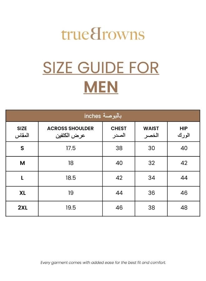 ترو برونز Men's Pink Floral Cotton Printed Co-ord Set  - Image 4