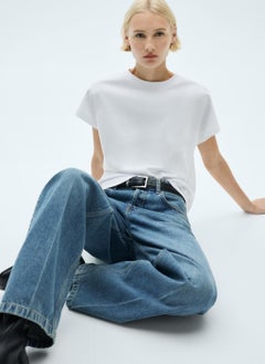 MANGO Casual Crew Neck T-Shirt  - Image 3