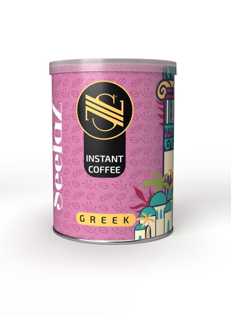 Seelaz Greek Instant Coffee, Ready-Mixed with Creamer & Sugar, 180g