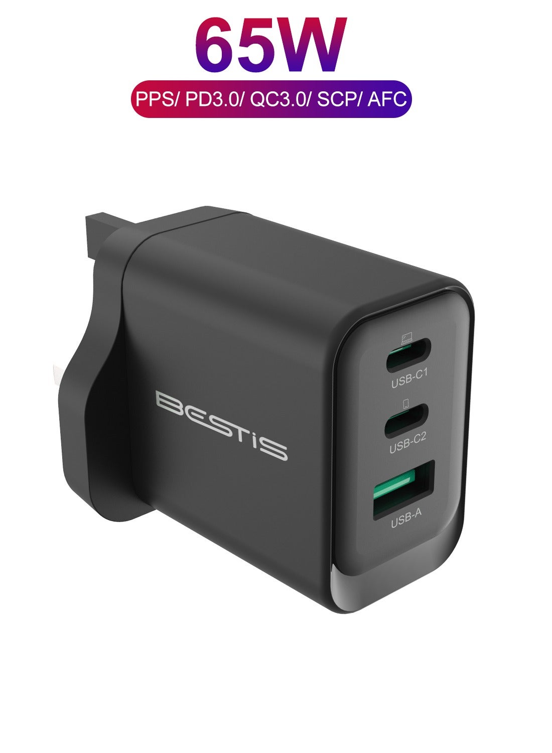 BESTIS BESTIS PD65w Usb C Charger Block 65W ZBFD8E255D26647383EDEZ
