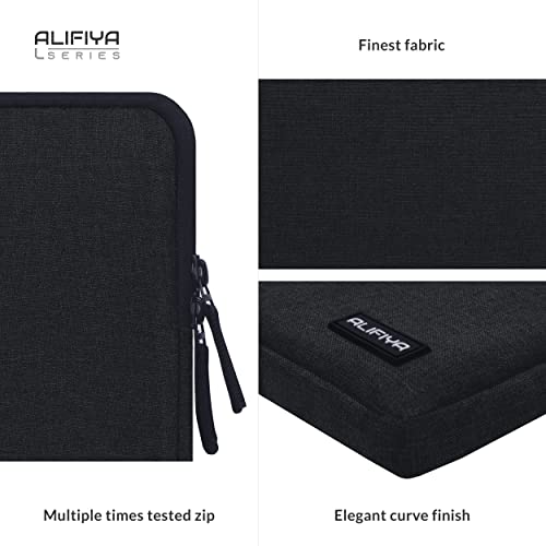 Alifiya Polyester MacBook Laptop Sleeve Bag 16 Inch (Black_L26) - Image 4