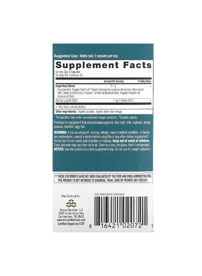 Ancient Nutrition - Ancient Nutrition, Liver Cleanse, 90 Capsules - Image 1