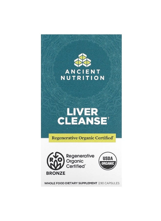 Ancient Nutrition - Ancient Nutrition, Liver Cleanse, 90 Capsules - Image 1