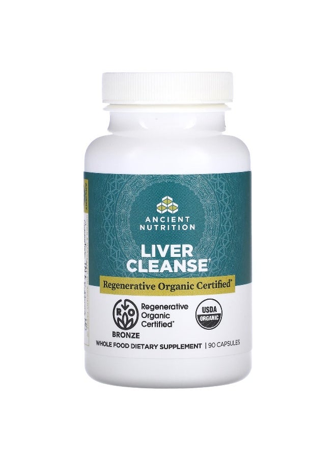 Ancient Nutrition - Ancient Nutrition, Liver Cleanse, 90 Capsules - Image 1