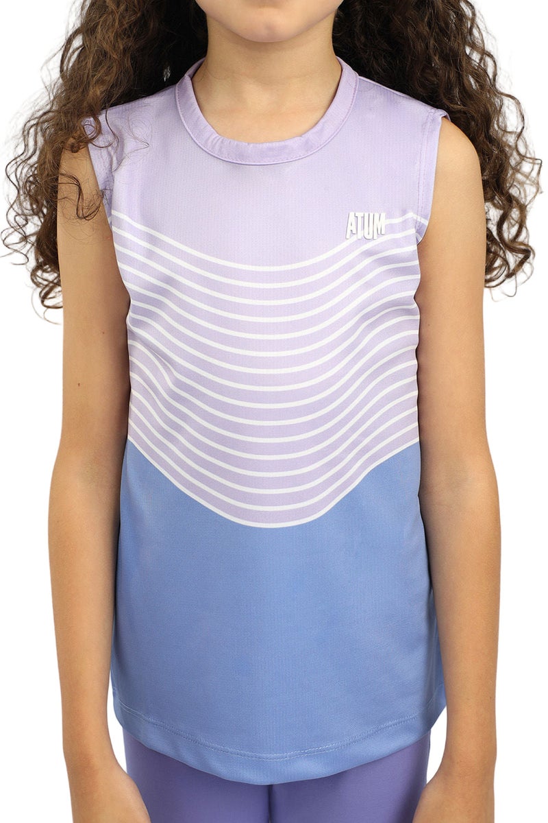 ATUM Girl's Open Back Tank Top - Image 1