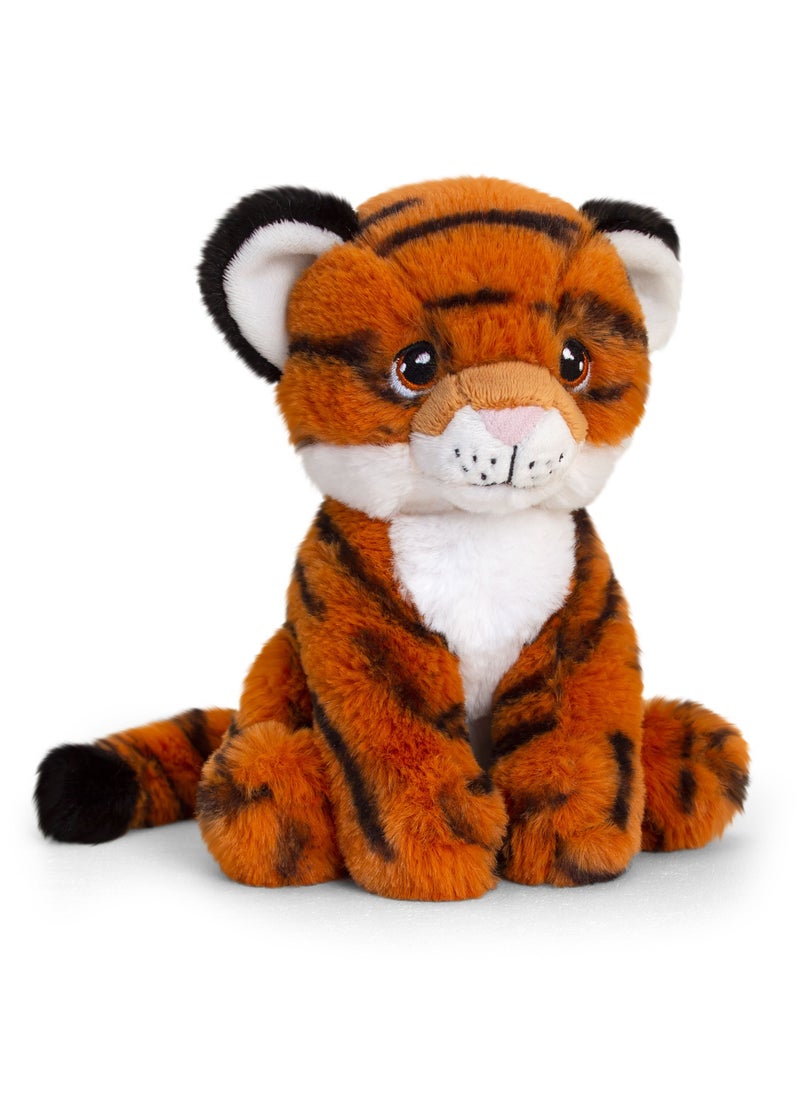 Keel Toys - Keeleco Tiger 18cm | Soft Toy | Plush Toy | Gift for Kids and Adults - Image 1