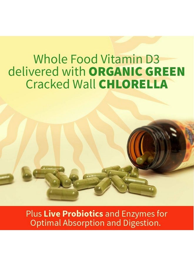 Garden of Life - Vitamin D Vitamin Code Raw D3 Vitamin D 2000 Iu Raw Whole Food Vitamin D Supplements With Chlorella Fruit Veggies & Probiotics For Bone & Immune Health 60 Vegetarian Capsules - Image 1