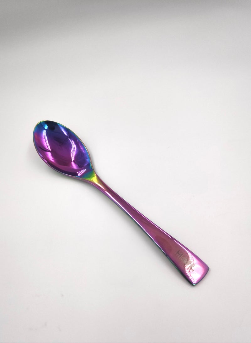 Heff Small Quenelle Spoon (Metallic Rainbow) - Image 2