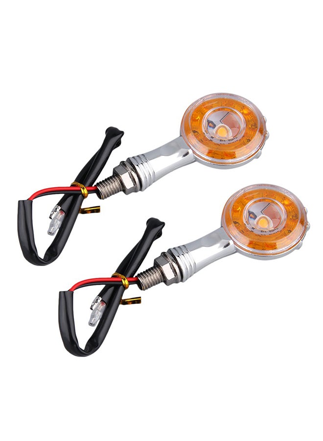 إسكدنيا زوج مصابيح إشارة الانعطاف LED تناسب جميع الدراجات النارية - Image 1