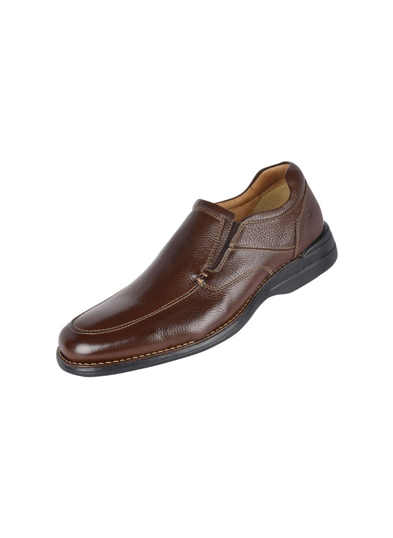 DEMOCRATA - 032-108 Democrata Mens Leather Shoe Smart Comfort Madison HI-Soft 32 Brown Lace 215106-002 - Image 1