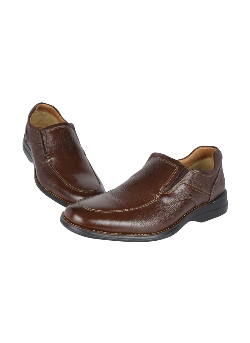 ديموكراتا 032-108 Democrata Mens Leather Shoe Smart Comfort Madison HI-Soft 32 Brown Lace 215106-002